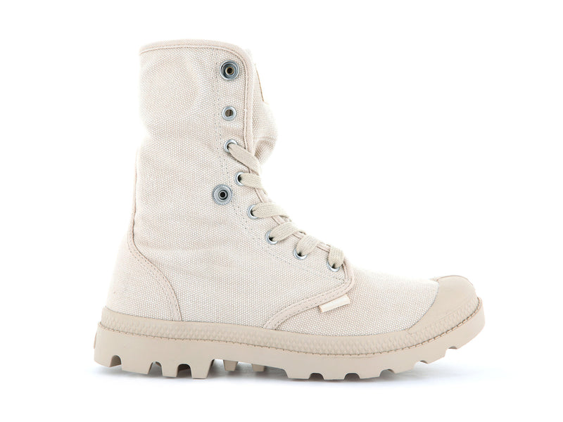 Beige Palladium Baggy Men's Boots | USA  4965032-LH