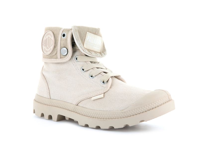 Beige Palladium Baggy Women's Boots | USA  0195237-SA