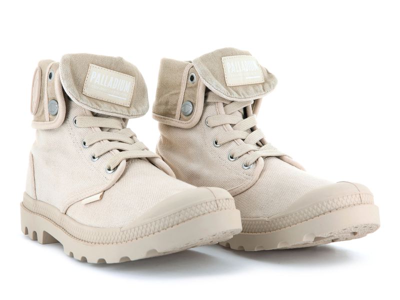 Beige Palladium Baggy Women's Boots | USA  0195237-SA