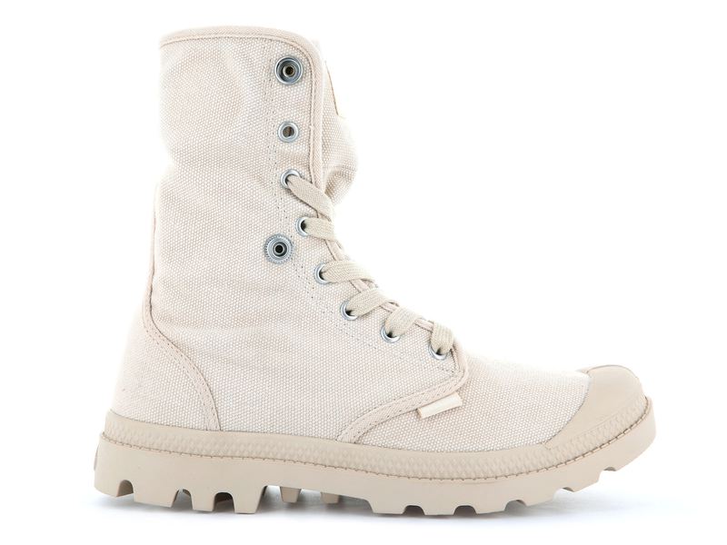 Beige Palladium Baggy Women's Boots | USA  0195237-SA