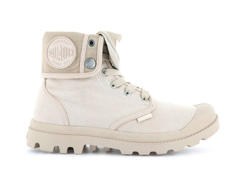 Beige Palladium Baggy Women\'s Boots | USA  0195237-SA