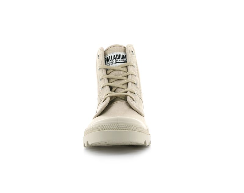 Beige Palladium Pallabrousse Legion Men's High Tops | USA  6974835-YJ