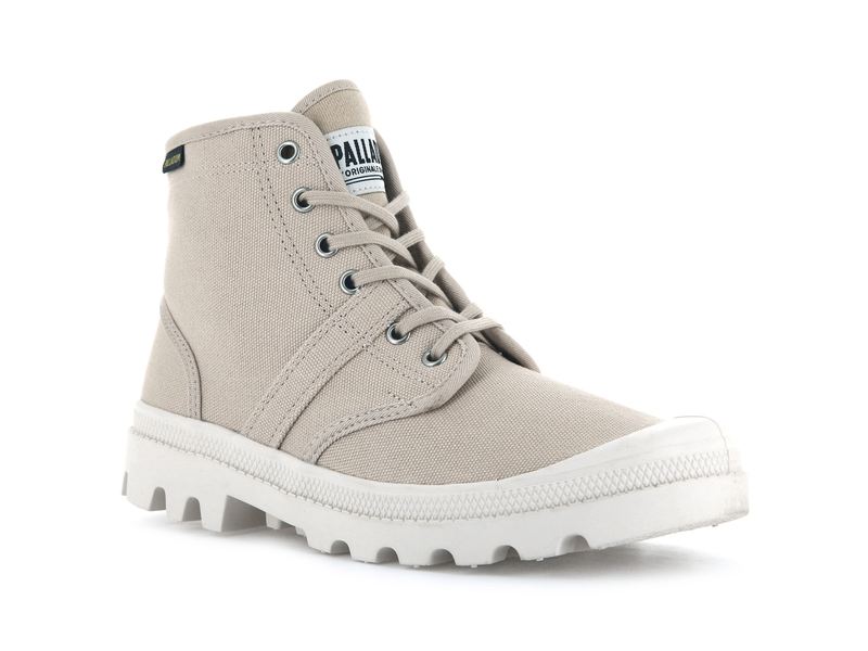 Beige Palladium Pallabrousse Men's Boots | USA  8915407-AI