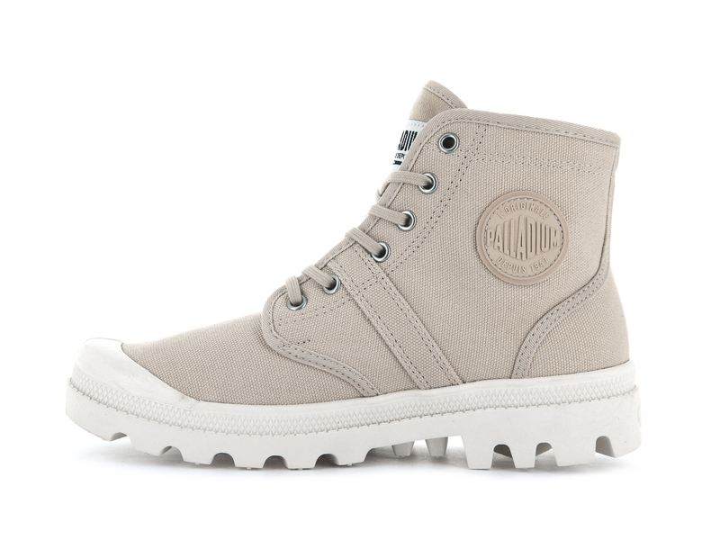 Beige Palladium Pallabrousse Men's Boots | USA  8915407-AI