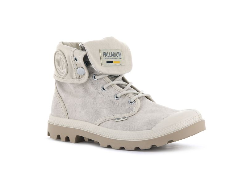 Beige Palladium Pampa Baggy Wax Kids' Boots | USA  8017256-OD