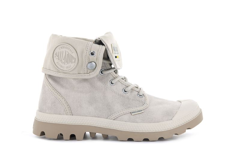 Beige Palladium Pampa Baggy Wax Kids\' Boots | USA  8017256-OD