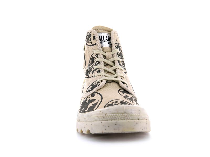 Beige Palladium Pampa Eco-Versary 75th Kids' Boots | USA  3194865-CT