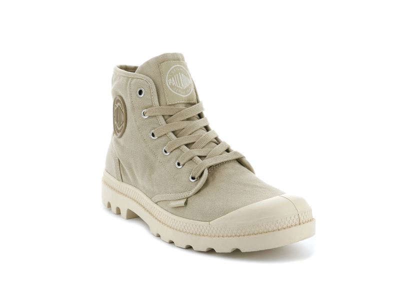 Beige Palladium Pampa Hi Men's Boots | USA  0627598-NU