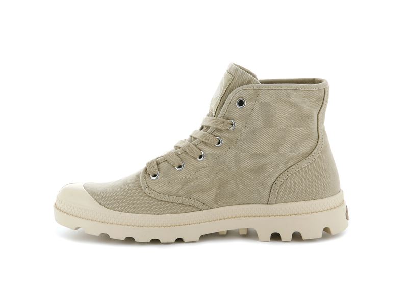 Beige Palladium Pampa Hi Men's Boots | USA  0627598-NU