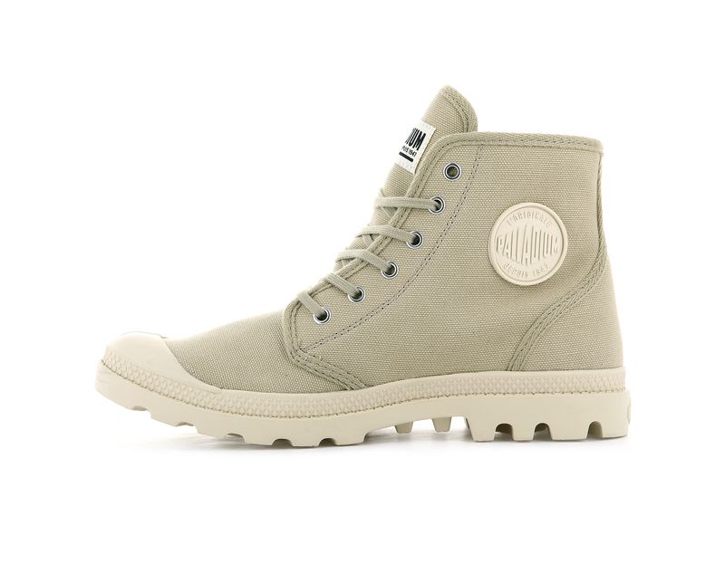 Beige Palladium Pampa Hi Originale Kids' Boots | USA  9524630-QR