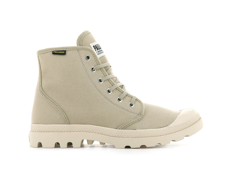 Beige Palladium Pampa Hi Originale Kids\' Boots | USA  9524630-QR