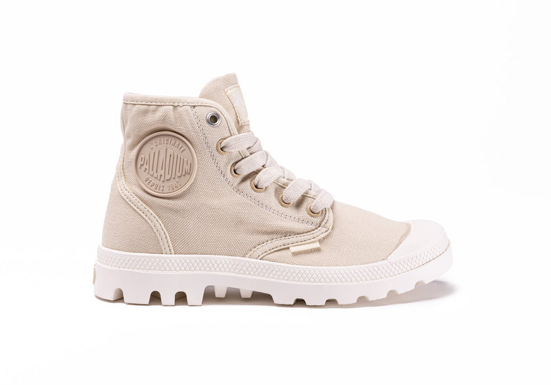 Beige Palladium Pampa Hi V Kids\' Boots | USA  7654389-JB