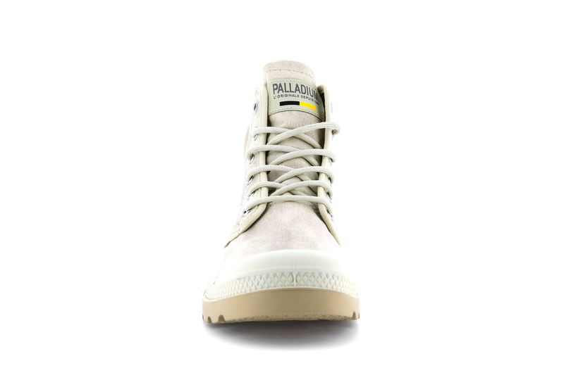 Beige Palladium Pampa Hi Wax Men's High Tops | USA  6987014-LF