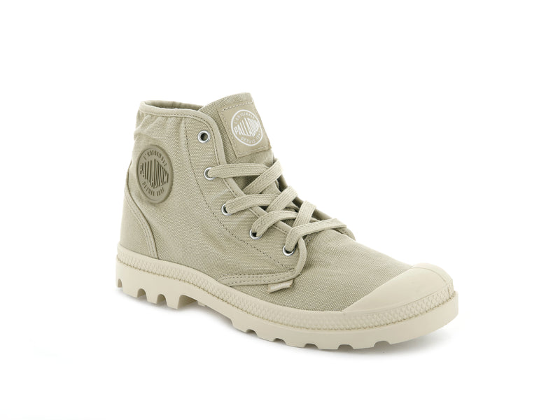 Beige Palladium Pampa Hi Women's Boots | USA  2386904-EY