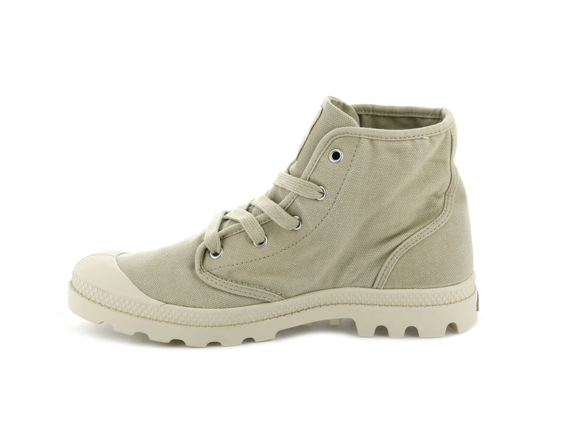 Beige Palladium Pampa Hi Women's Boots | USA  2386904-EY