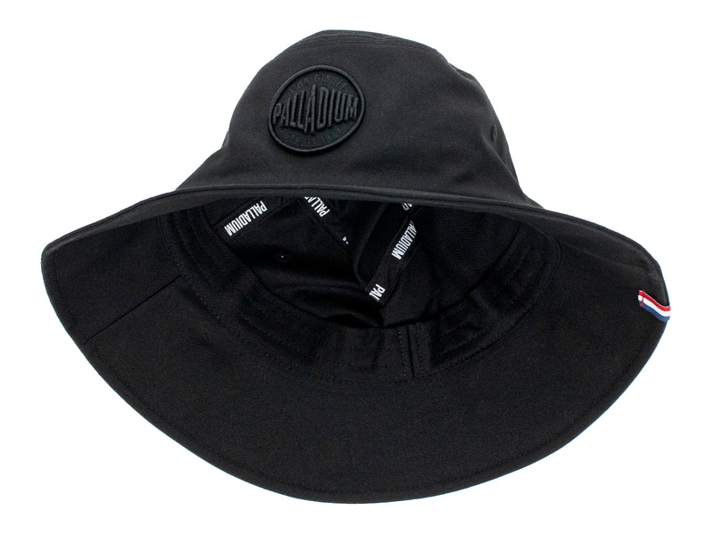 Black Palladium Logo Bucket Women's Hats | USA  1209473-DQ