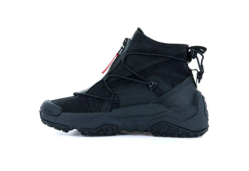 Black Palladium Off-Grid Hi Zip Waterproof + Men's Low Tops | USA  1390476-BR