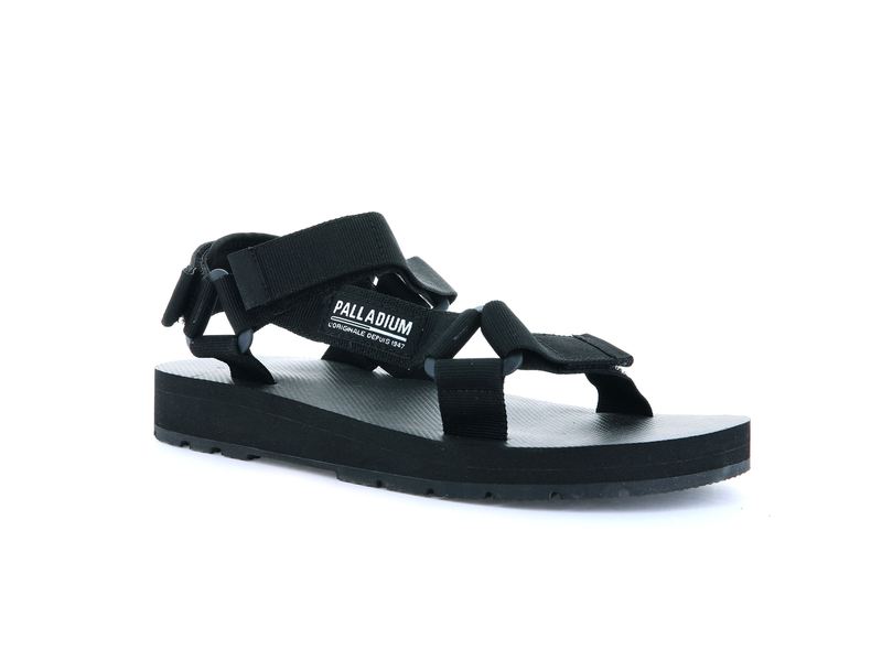 Black Palladium Outdoorsy Urbanity Men's Sandals | USA  6547028-FL