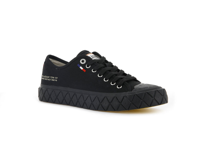 Black Palladium Palla Ace Canvas Men's Low Tops | USA  3274518-UI