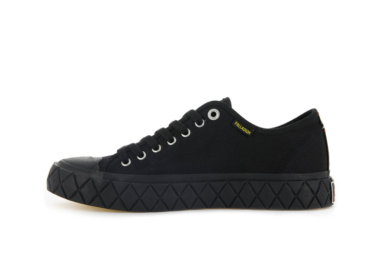 Black Palladium Palla Ace Canvas Men's Low Tops | USA  3274518-UI