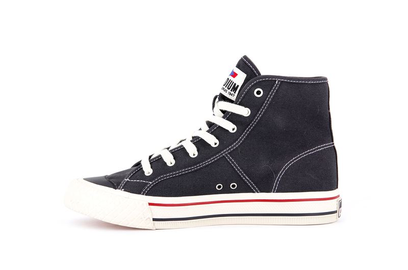 Black Palladium Palla Louvel Kids' High Tops | USA  3169204-MB