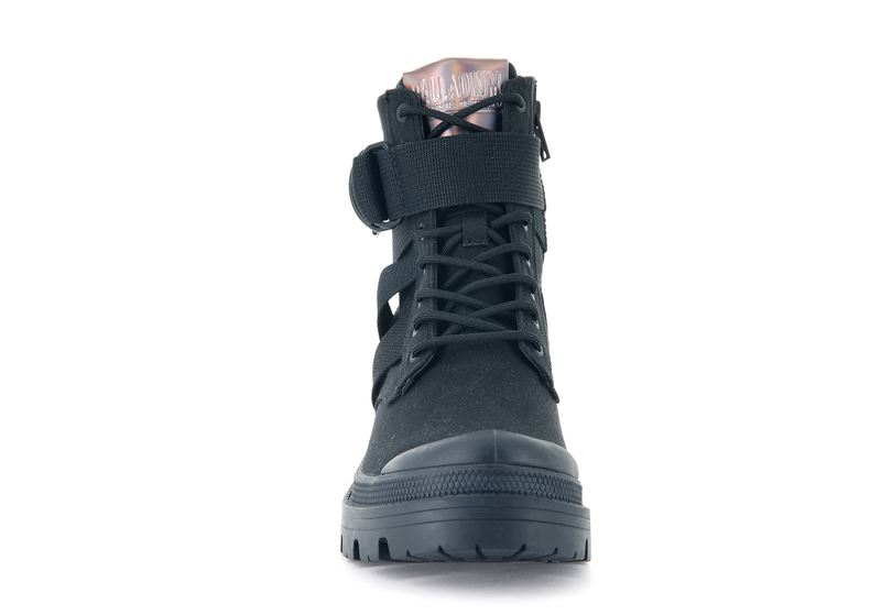 Black Palladium Pallabase Tact S Tx Women's High Tops | USA  2091547-XB