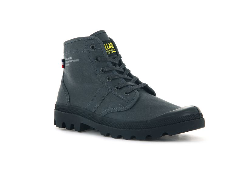 Black Palladium Pallabrousse Legion Wax Kids' Boots | USA  0695872-FI