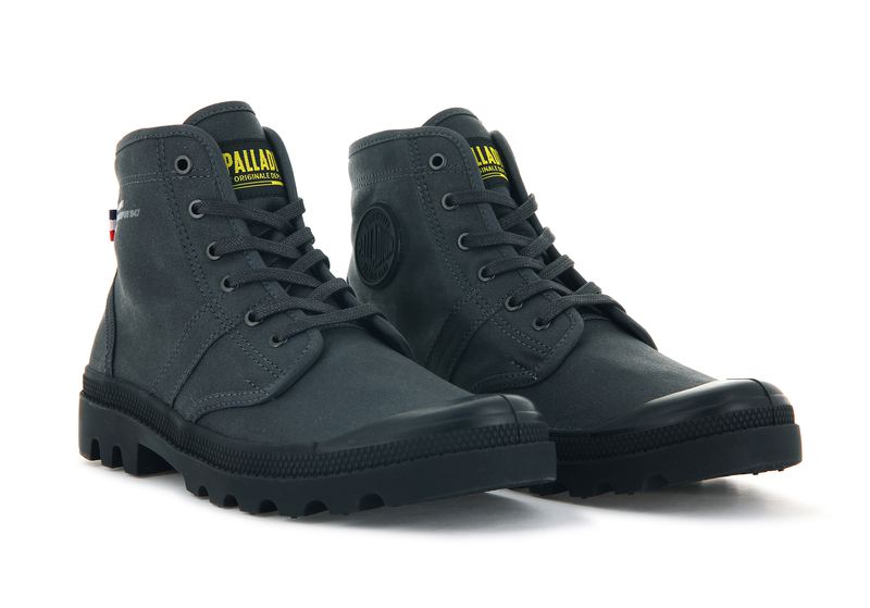 Black Palladium Pallabrousse Legion Wax Men's High Tops | USA  5940736-NT