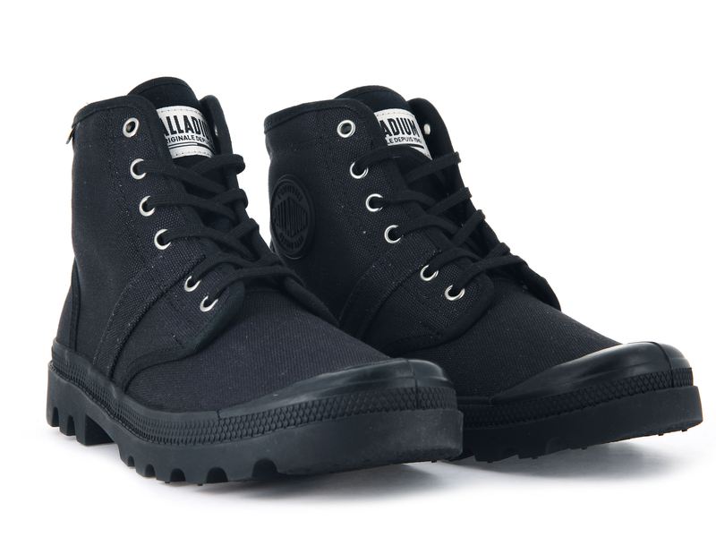 Black Palladium Pallabrousse Men's High Tops | USA  4031928-YP