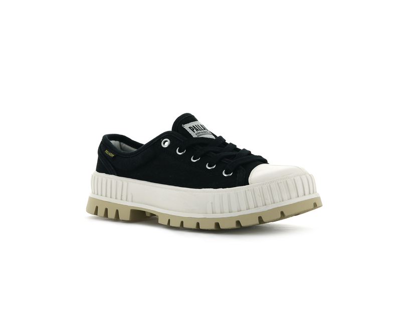 Black Palladium Pallashock Og Kids' Low Tops | USA  4235701-QB