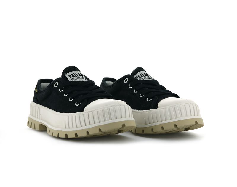 Black Palladium Pallashock Og Kids' Low Tops | USA  4235701-QB