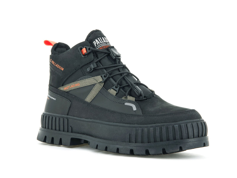 Black Palladium Pallashock Travel Wp+ Kids' Boots | USA  7204938-UV