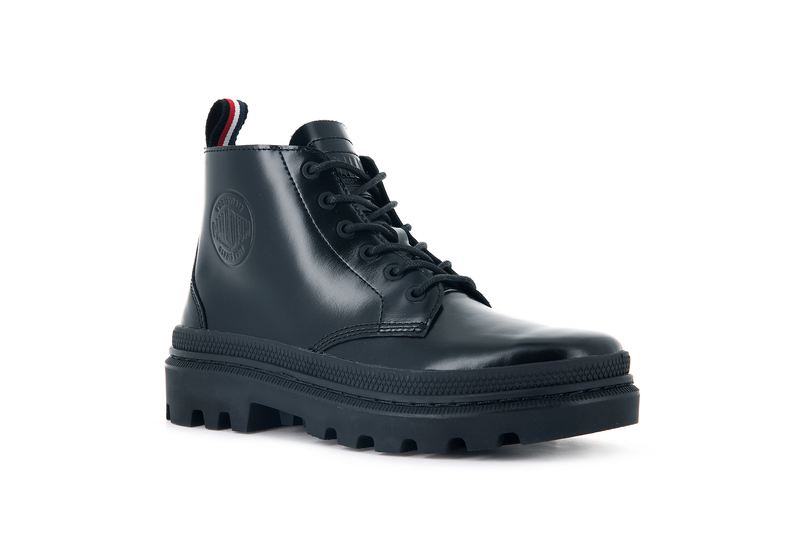 Black Palladium Pallatrooper Hi-1 Men's Boots | USA  2846013-WQ