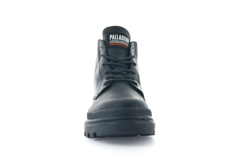 Black Palladium Pallatrooper Hi-2 Kids' Boots | USA  7058932-LI