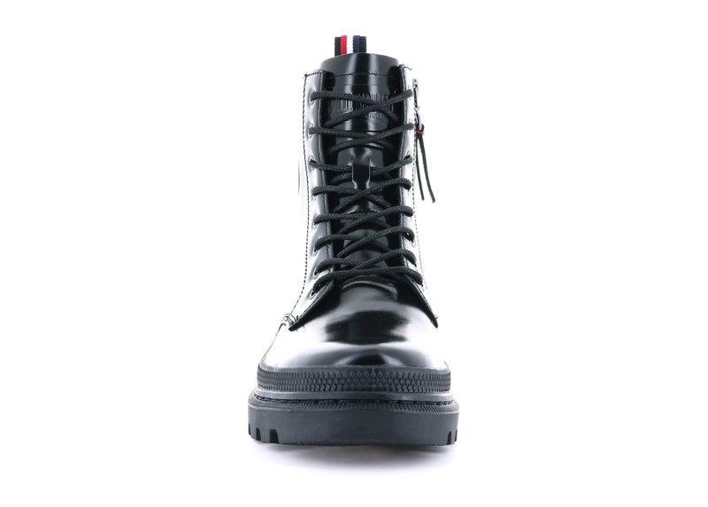 Black Palladium Pallatrooper Off-1 Men's High Tops | USA  5937826-OL