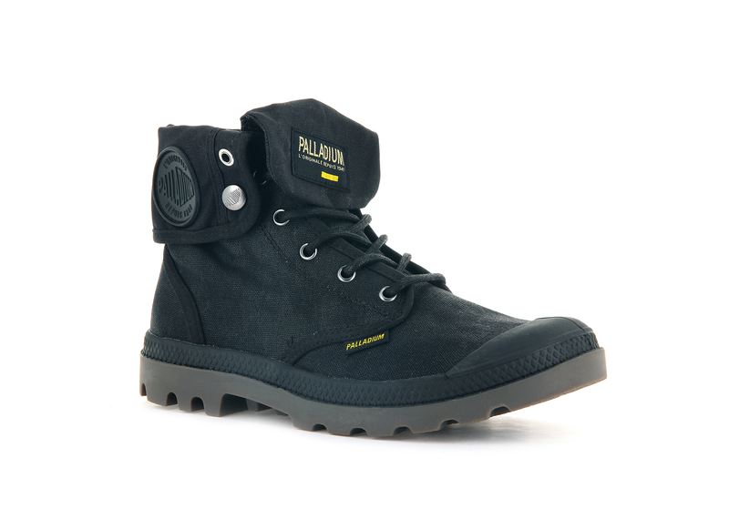 Black Palladium Pampa Baggy Wax Kids' Boots | USA  0417839-QY