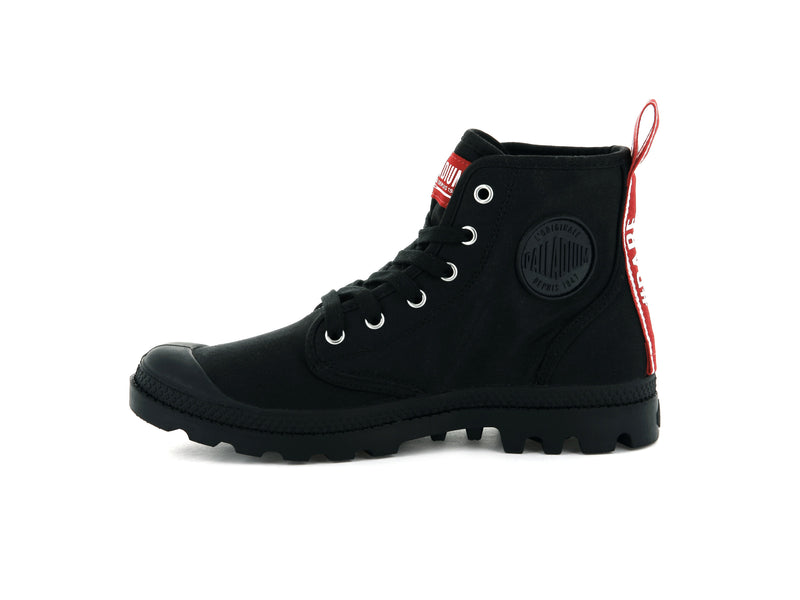 Black Palladium Pampa Hi Dare Kids' Boots | USA  7092145-UM