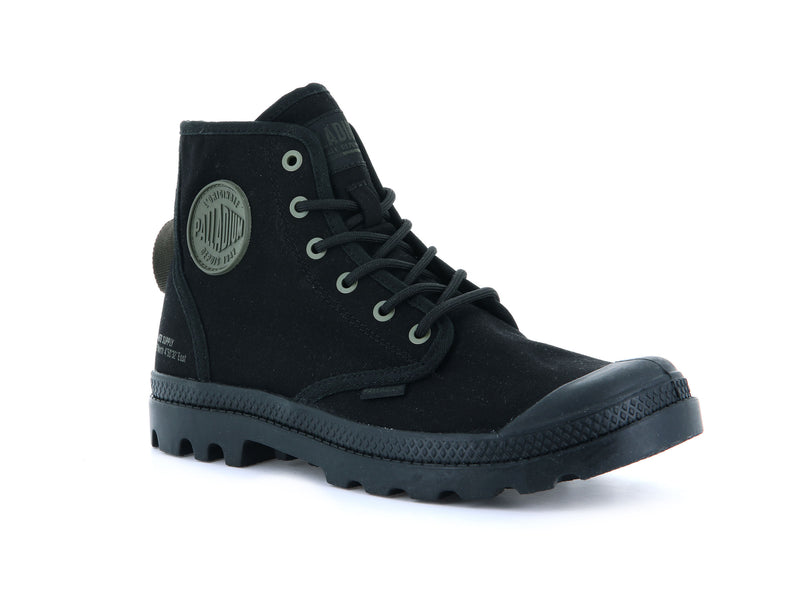 Black Palladium Pampa Hi Htg Supply Kids' Boots | USA  1673058-JL