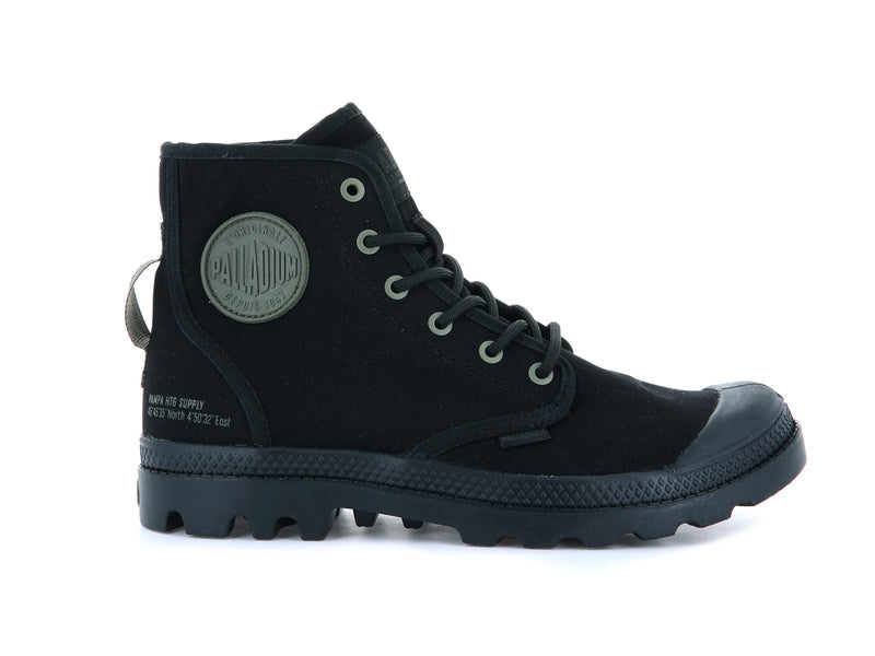 Black Palladium Pampa Hi Htg Supply Kids\' Boots | USA  1673058-JL