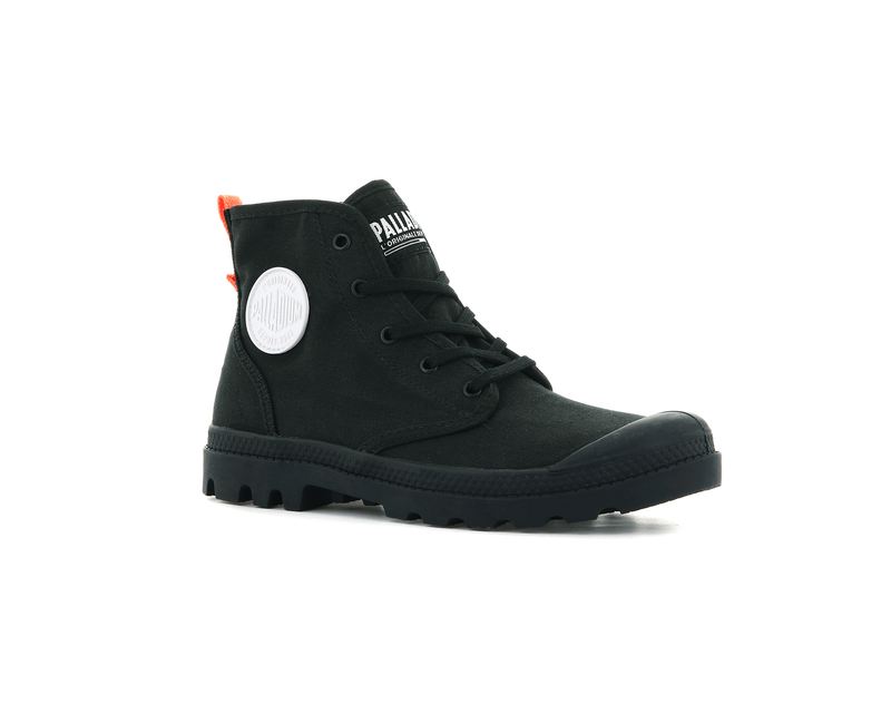 Black Palladium Pampa Hi Twill Women's Boots | USA  3281794-FI