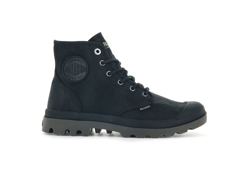 Black Palladium Pampa Hi Wax Men\'s Boots | USA  4506328-IQ