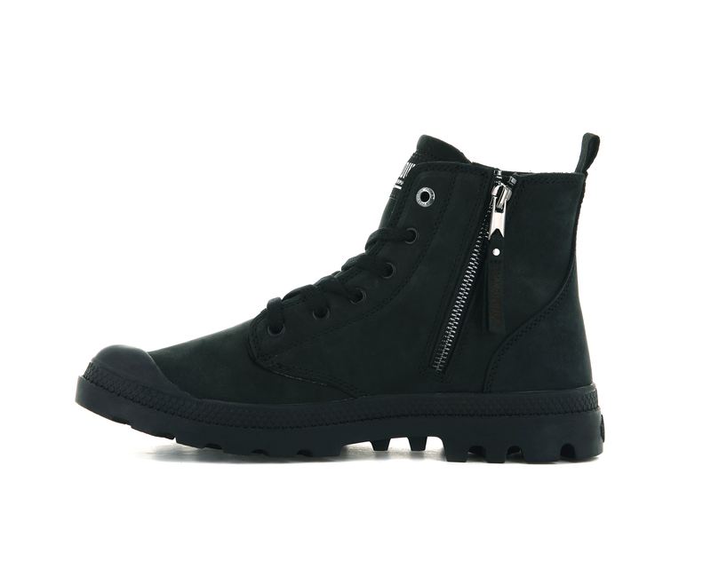 Black Palladium Pampa Hi Zip Nbk Men's Boots | USA  1927045-IE