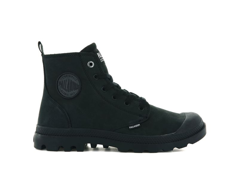 Black Palladium Pampa Hi Zip Nbk Men\'s Boots | USA  1927045-IE