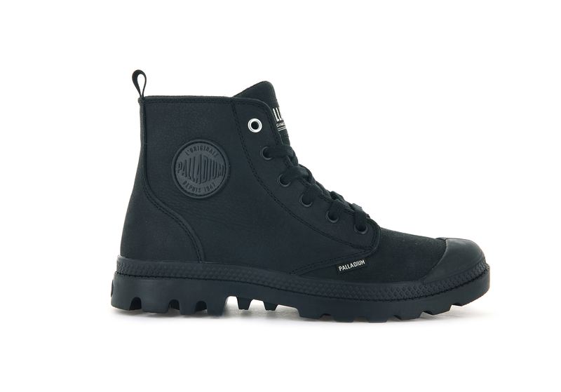 Black Palladium Pampa Hi Zip Sl Women\'s High Tops | USA  4798135-OX