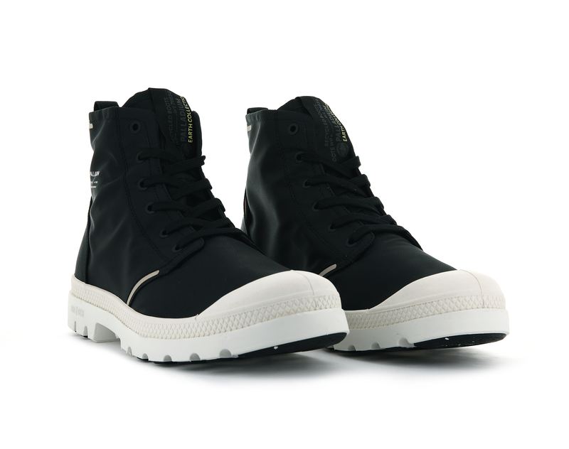 Black Palladium Pampa Lite+ Recycle Wp+ Men's High Tops | USA  6529813-IZ