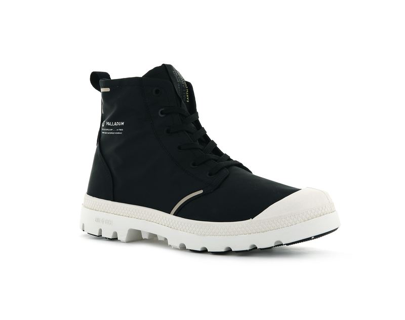 Black Palladium Pampa Lite+ Recycle Wp+ Women's High Tops | USA  7386259-UW