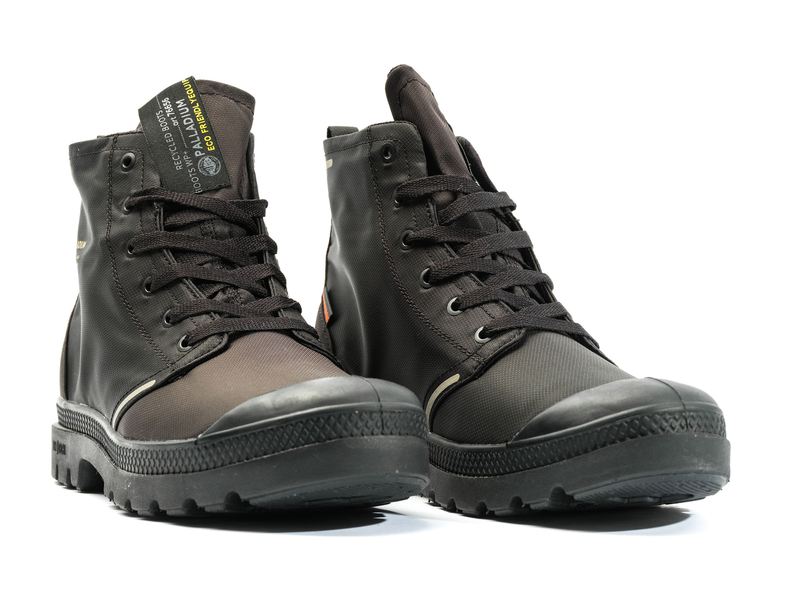 Black Palladium Pampa Lite+ Recycle Wp+ Men's High Tops | USA  8069273-ZD