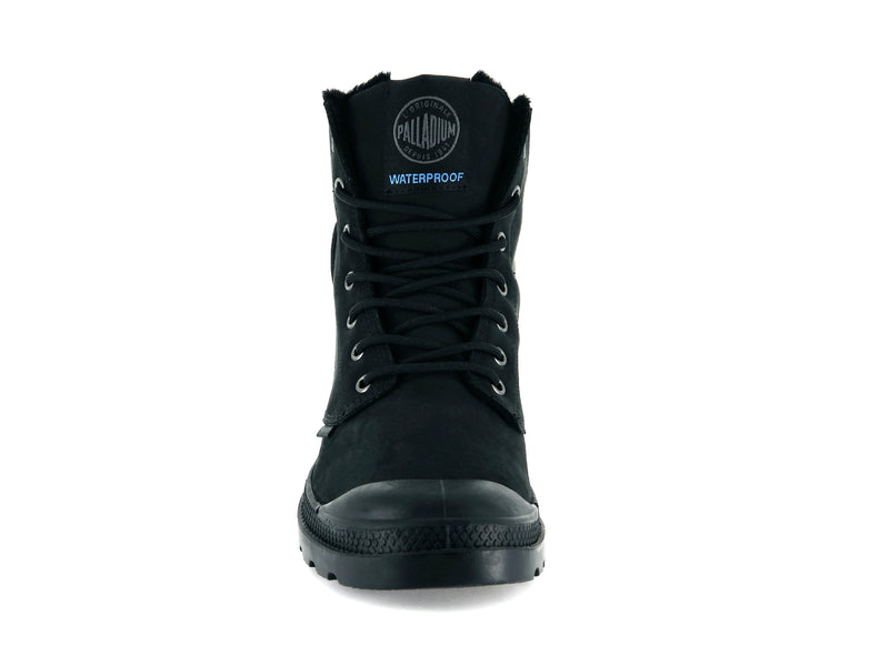 Black Palladium Pampa Sport Cuff Wps Men's High Tops | USA  8753290-QB