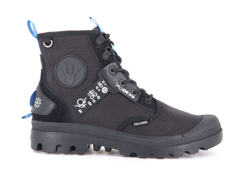 Black Palladium Pampa Witch Queen X Destiny Men\'s High Tops | USA  3694125-IX