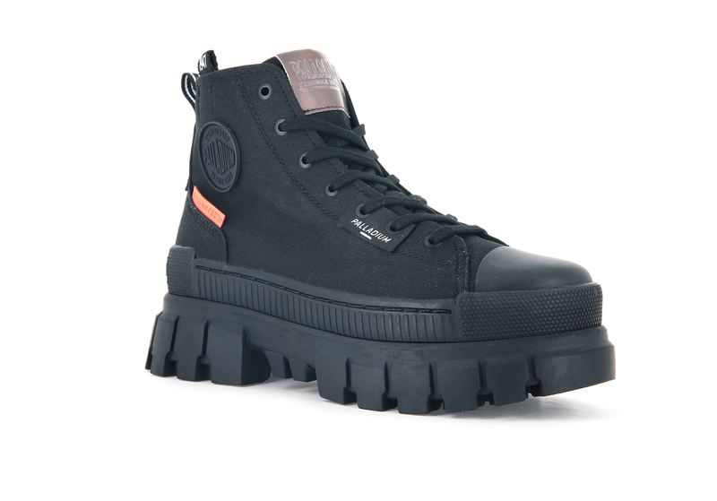 Black Palladium Revolt Hi Tx Women's Boots | USA  6213580-LW